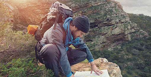 Mountain hiking